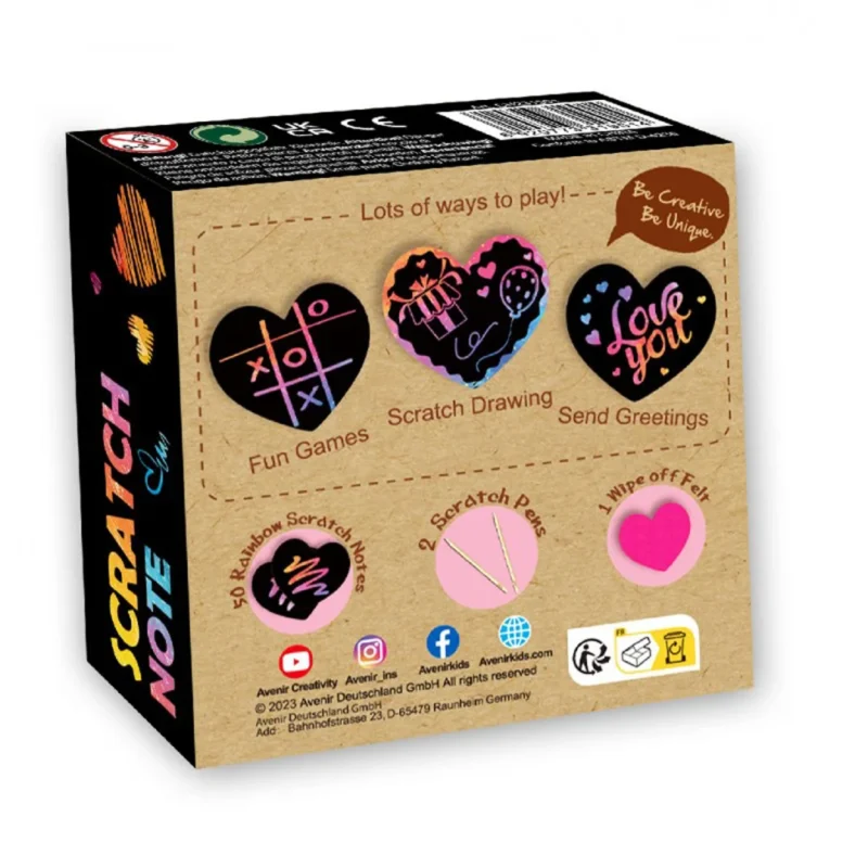 Scratch Note - Fun Games Heart - bidi
