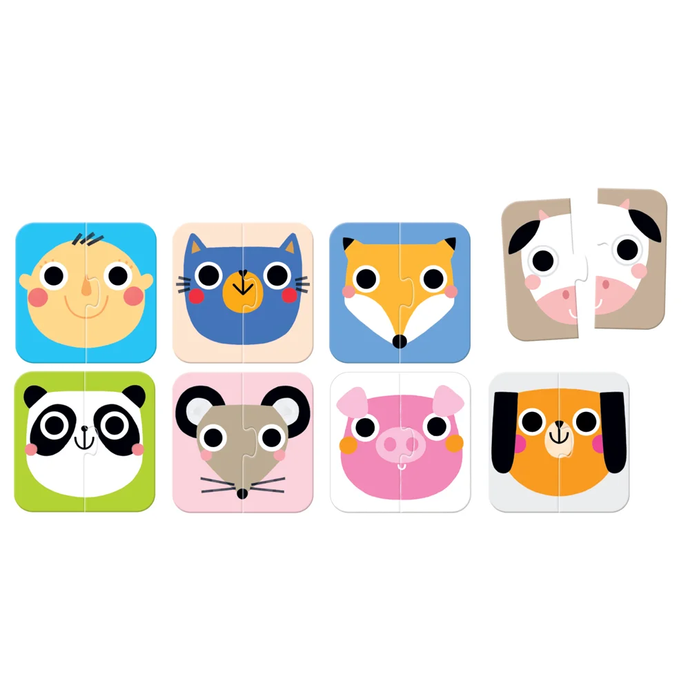 On-the-go Puzzle Halves Faces - Image 2