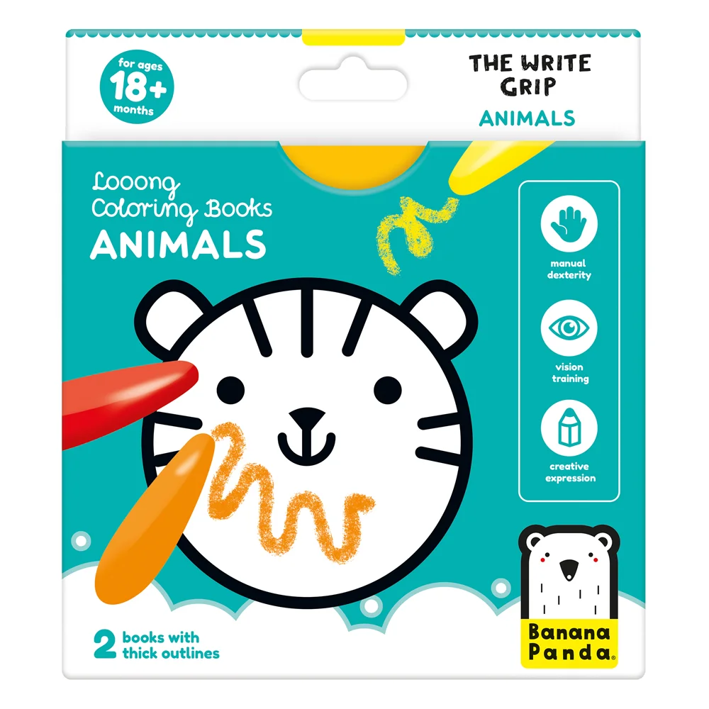 Livros de colorir +18 meses - Animais