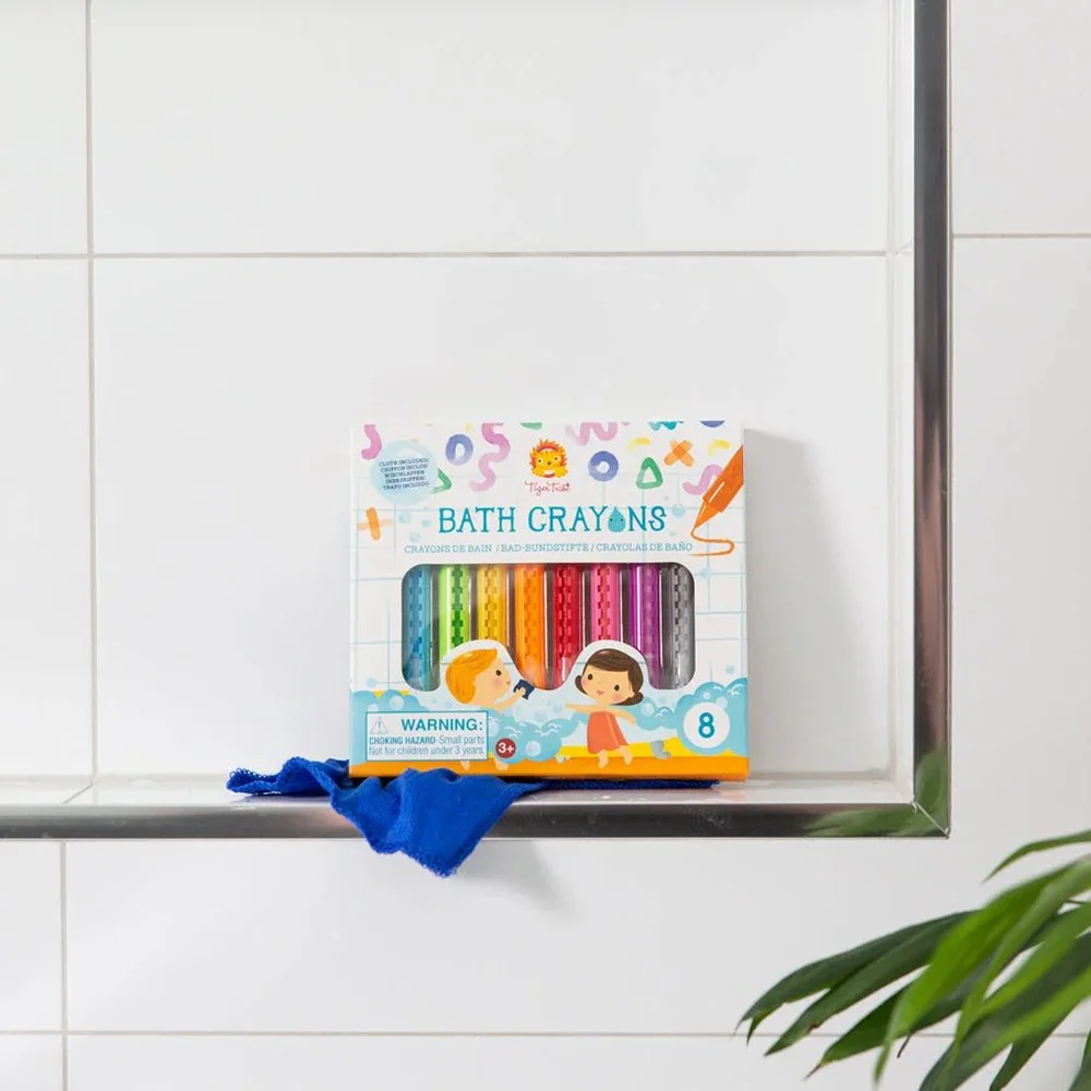 Conjunto 8 lápis p/colorir no banho