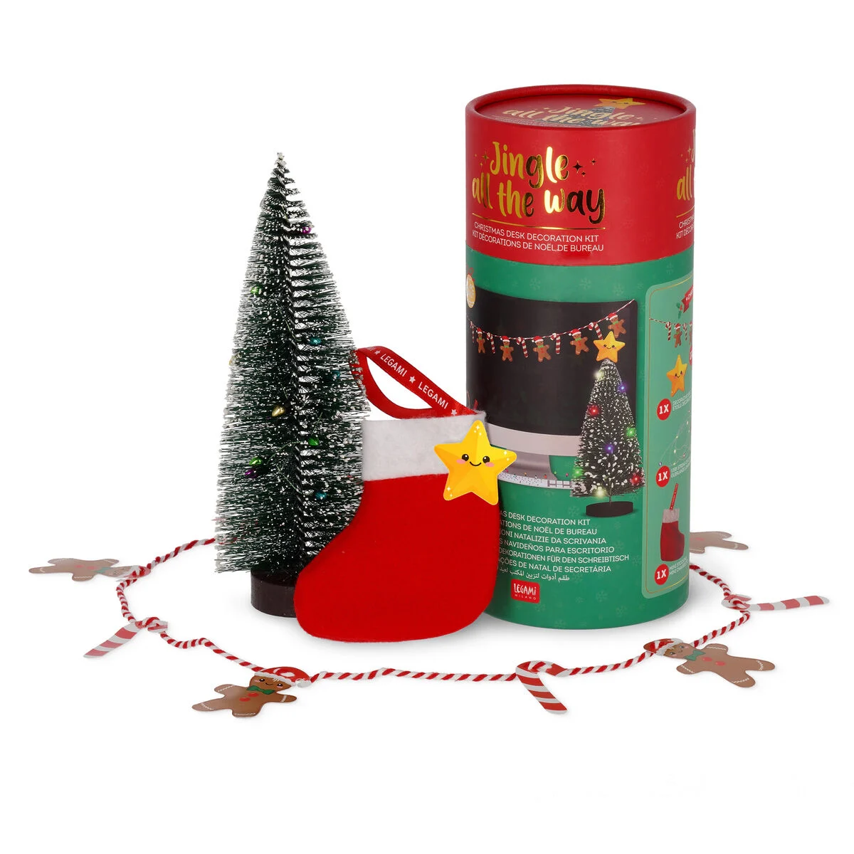 Kit Decoração de Natal de secretária
