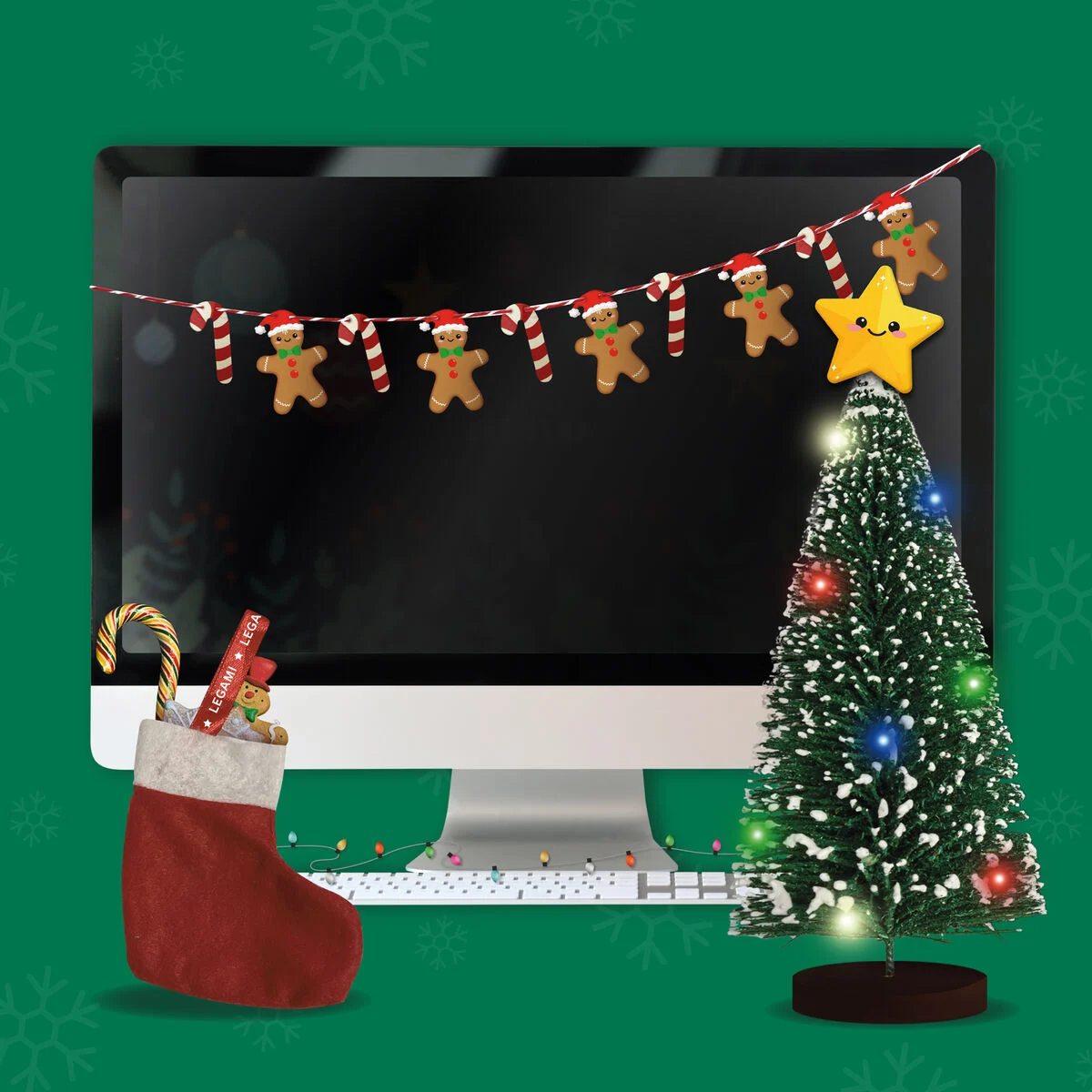 Kit Decoração de Natal de secretária - Image 2