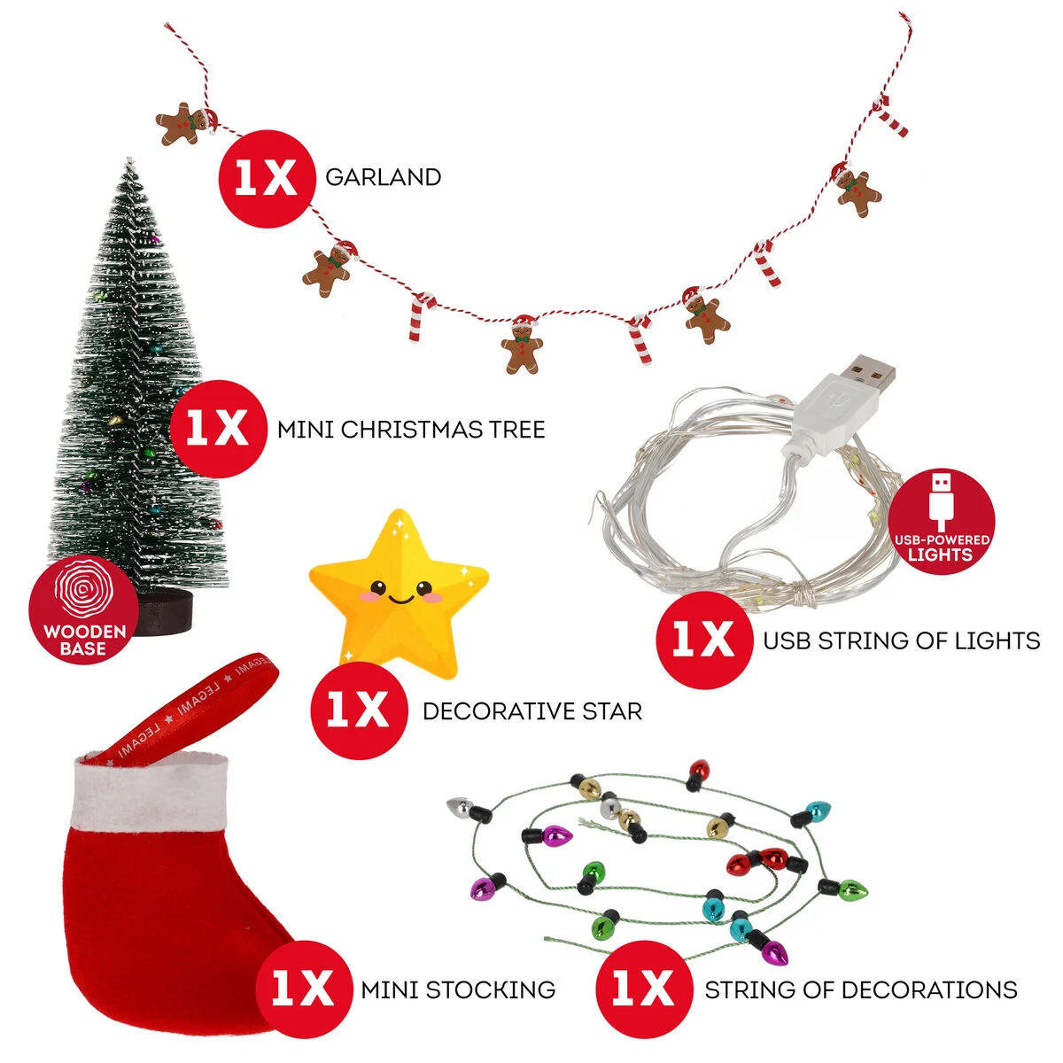 Kit Decoração de Natal de secretária - Image 4