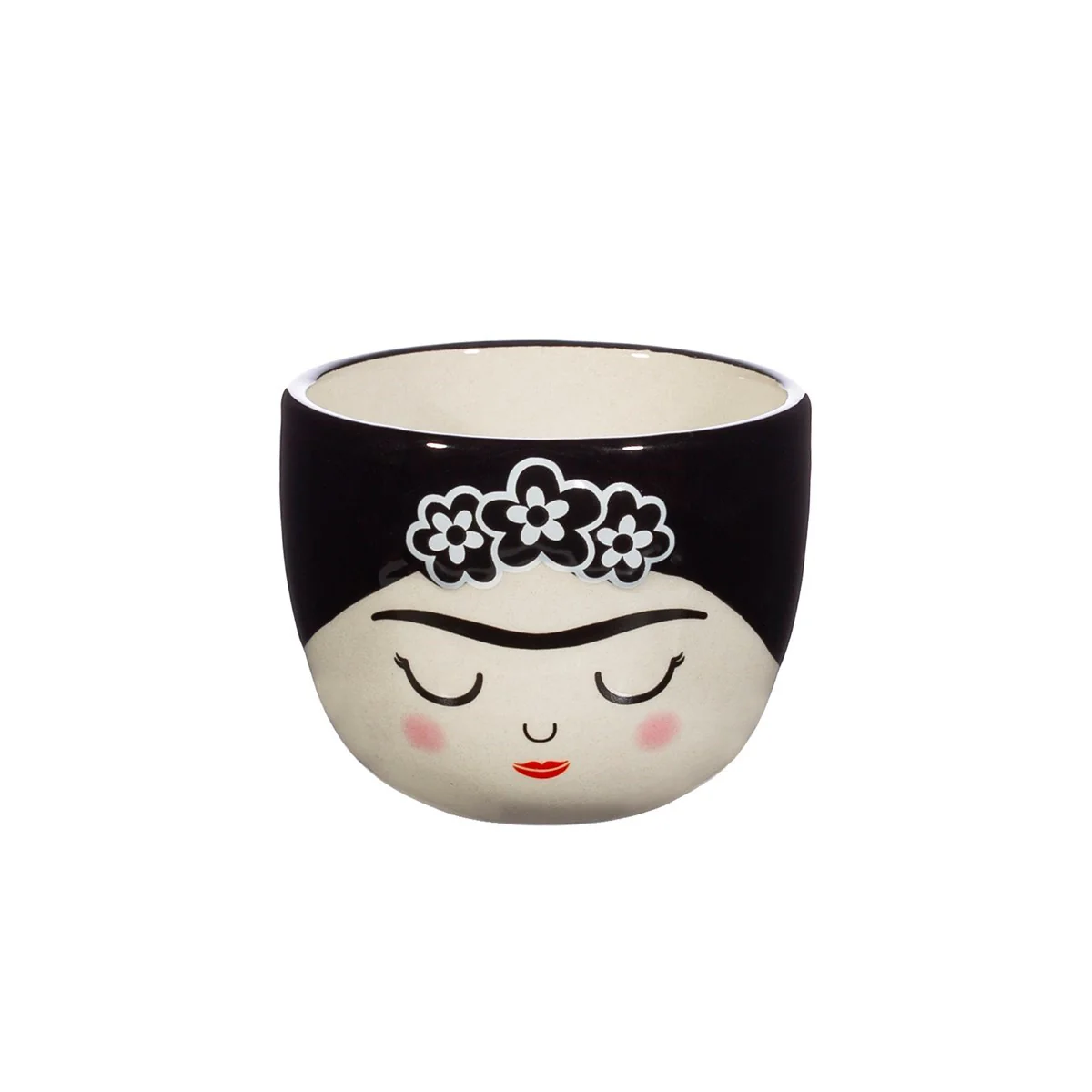 Vaso mini monochrome Frida Kahlo