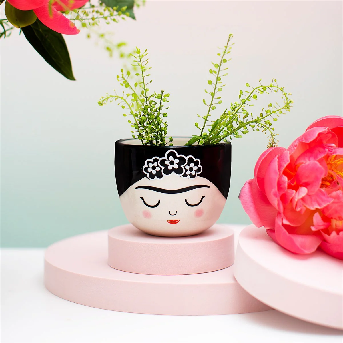 Vaso mini monochrome Frida Kahlo - Image 2