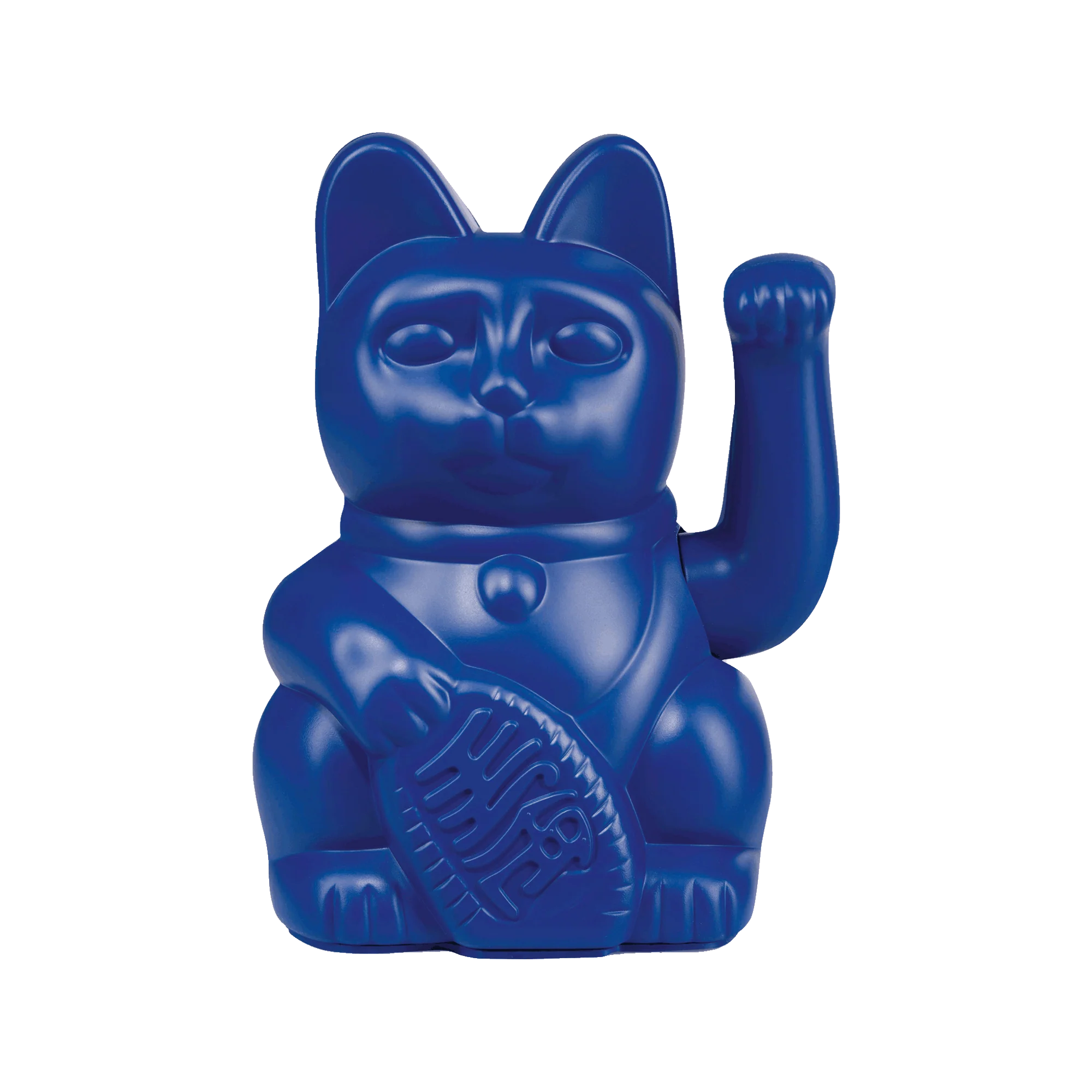 Maneki Neko - Gato da Sorte Azul Escuro - honestidade