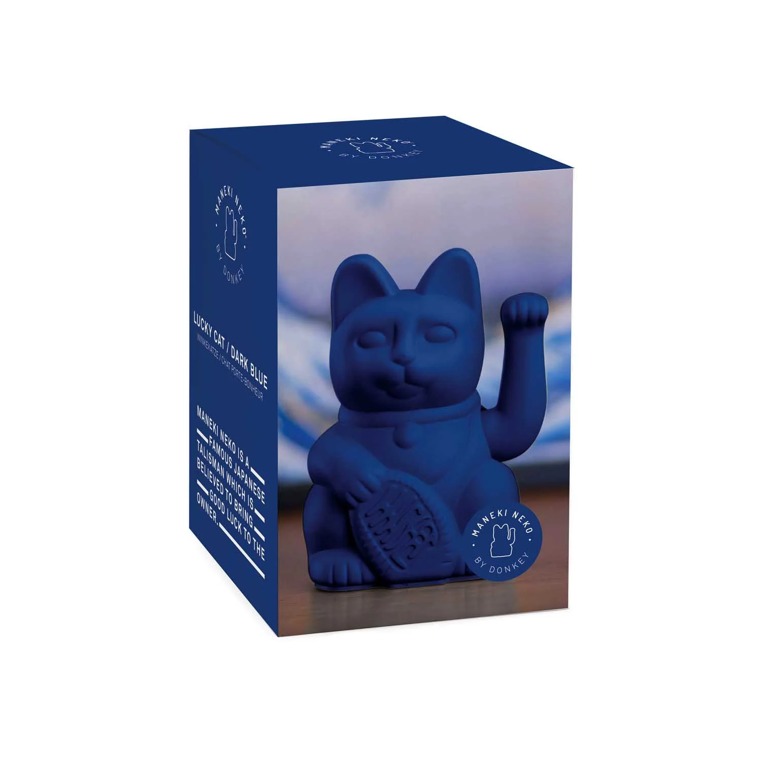Maneki Neko - Gato da Sorte Azul Escuro - honestidade - Image 3