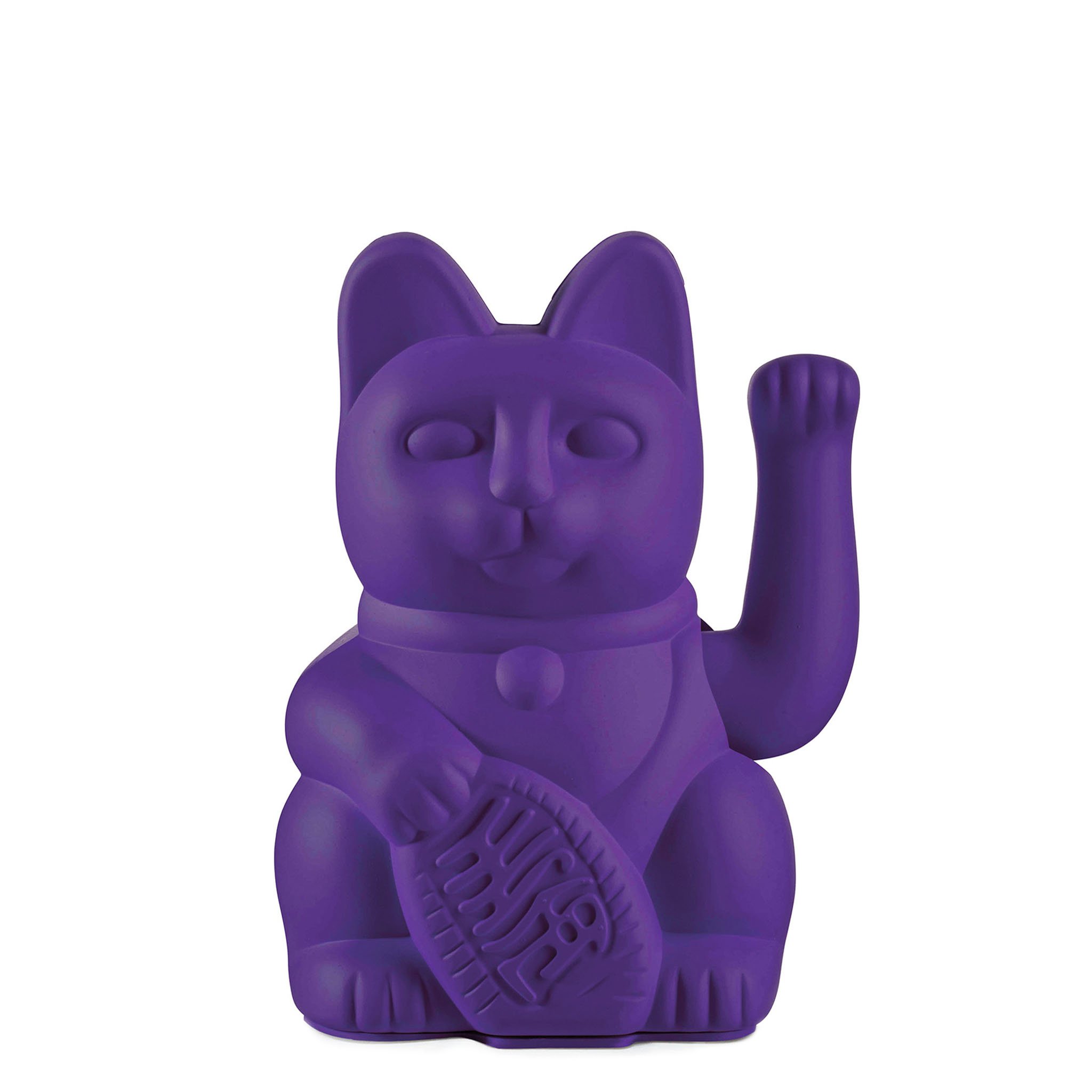 Maneki Neko - Gato da Sorte Violeta - relaxamento e auto-confiança