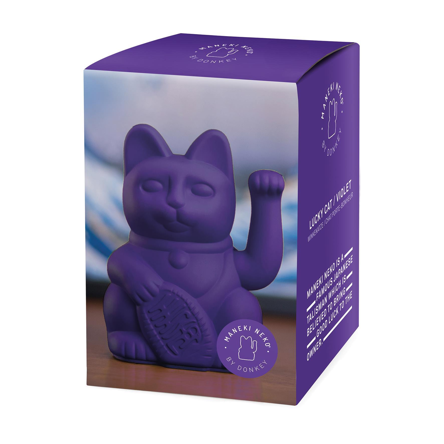 Maneki Neko - Gato da Sorte Violeta - relaxamento e auto-confiança - Image 3