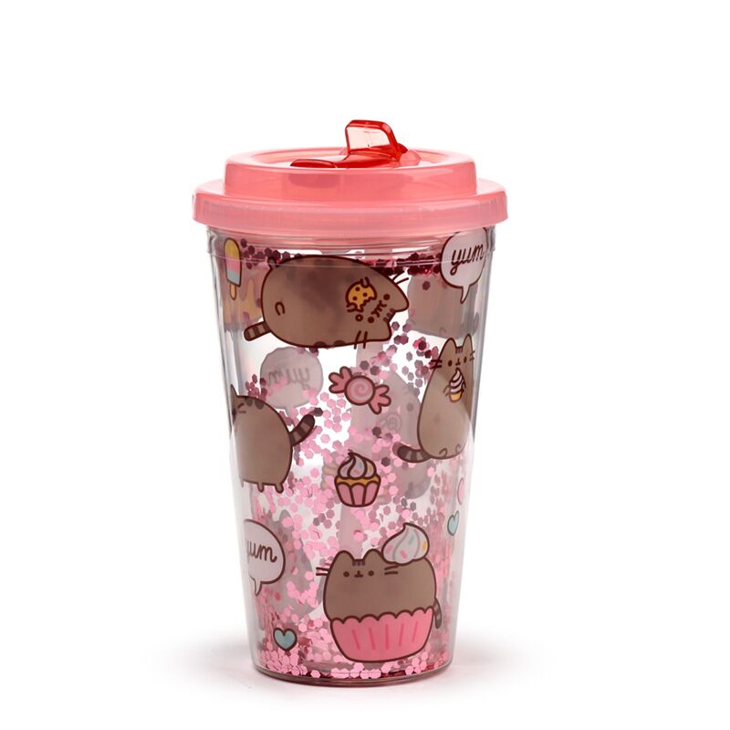 Pusheen - Copo com tampa e palhinha - Image 3