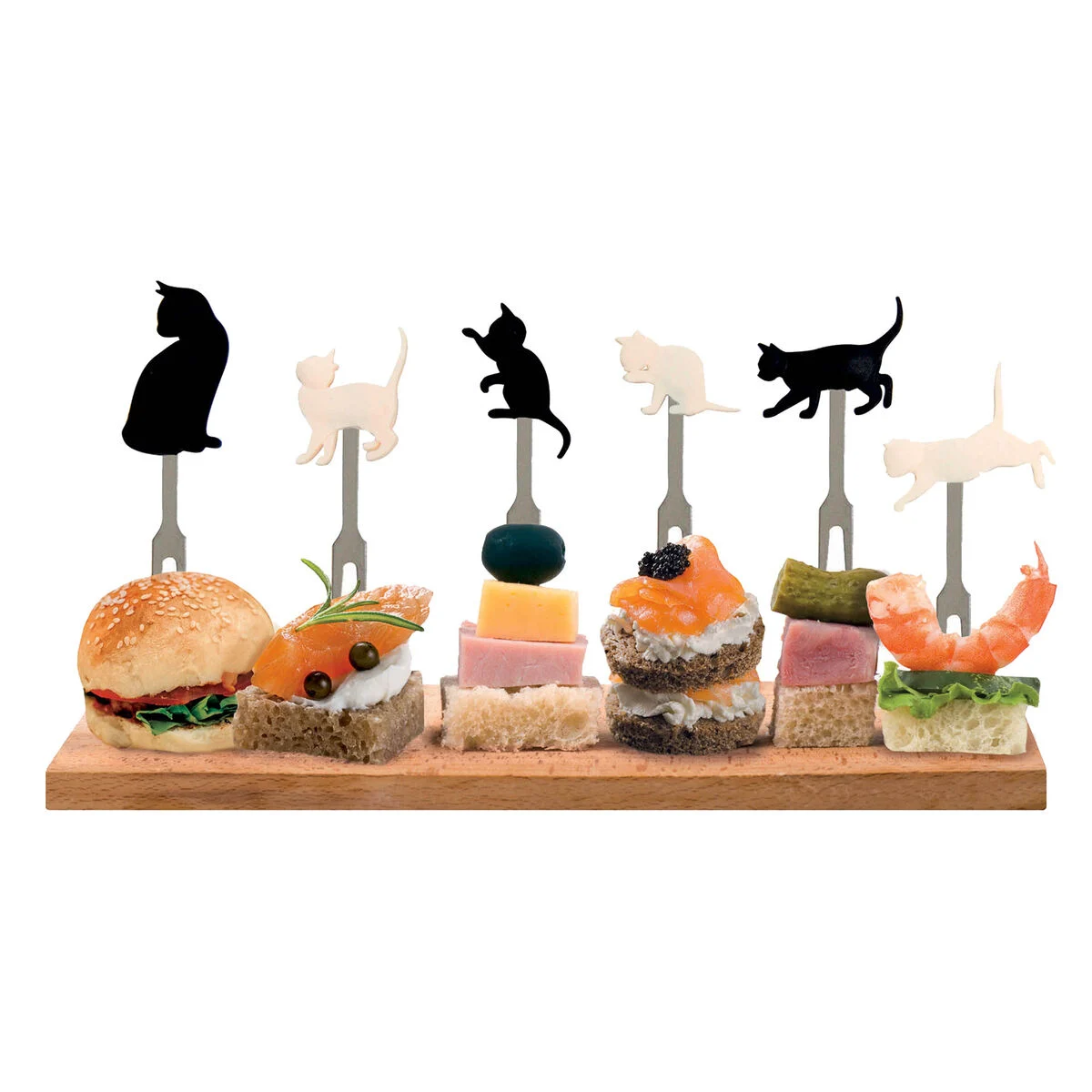 Conjunto 6 garfos para aperitivo - Gato - Image 2