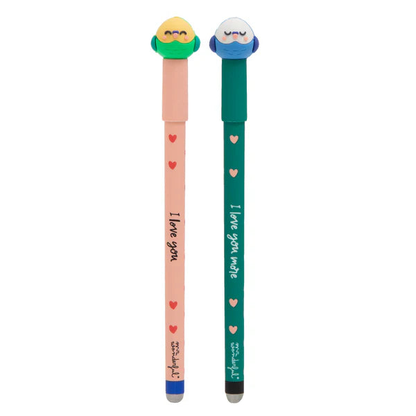 Pack 2 canetas que apagam - I Love you, I Love you more
