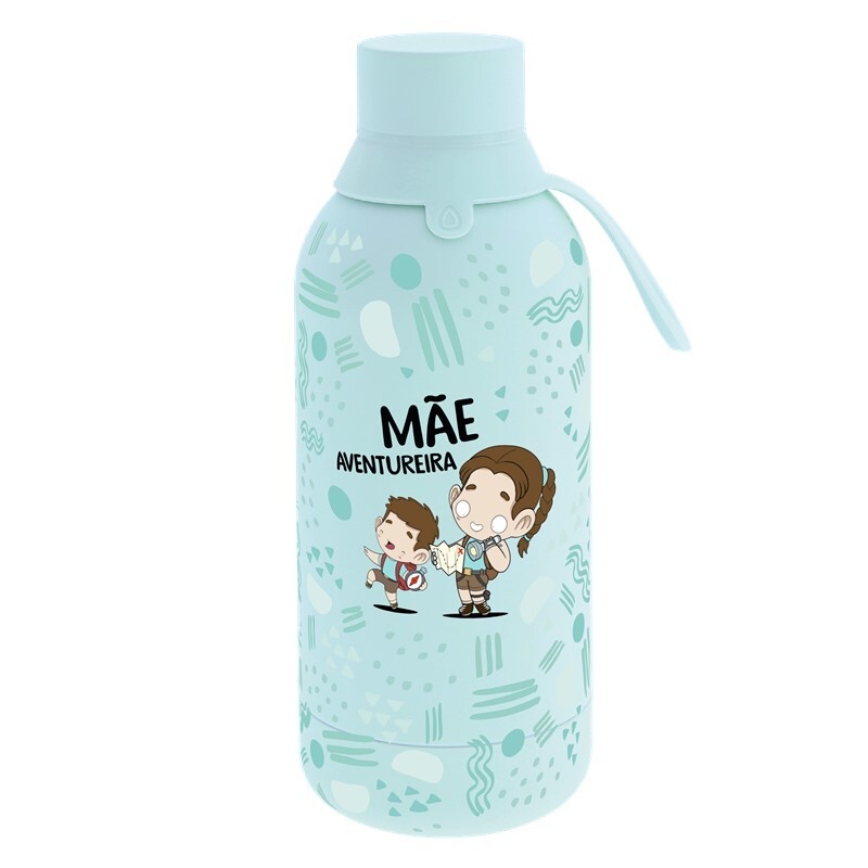 Garrafa térmica 500ml - Mãe Aventureira