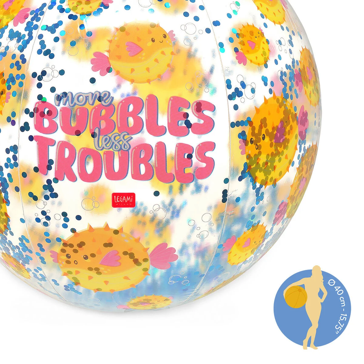 Bola de praia insuflável Legami