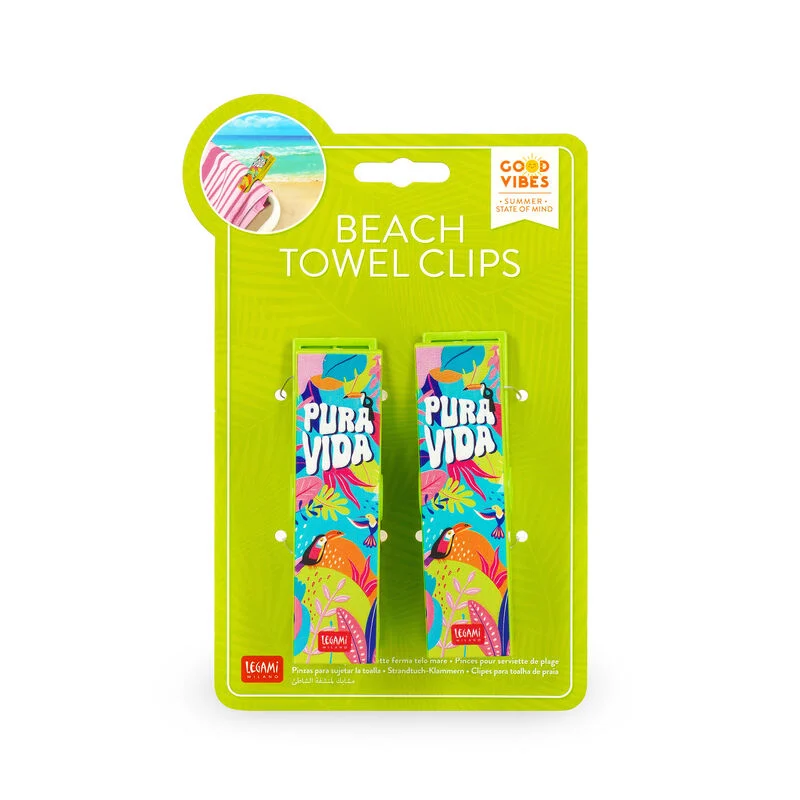Conjunto 2 molas para toalha Legami