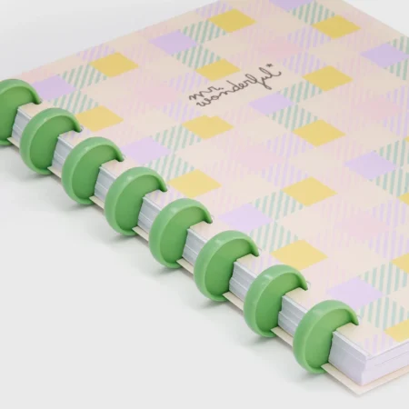 Caderno A5 - Quadrados Coloridos