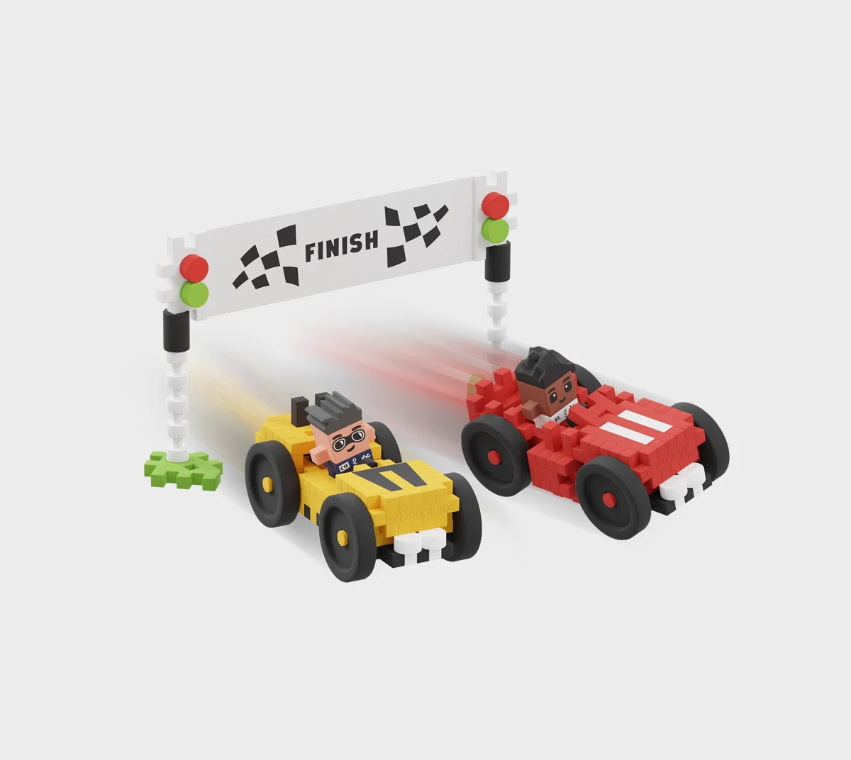 Marioinex Mini Waffle - City: Corrida 80 pcs - Image 3