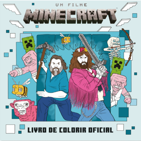Um Filme Minecraft Livro de Colorir Oficial
