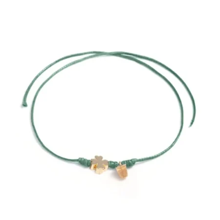 Pulseira O Fio Mágico-trevo-coroa-coracao-estrela