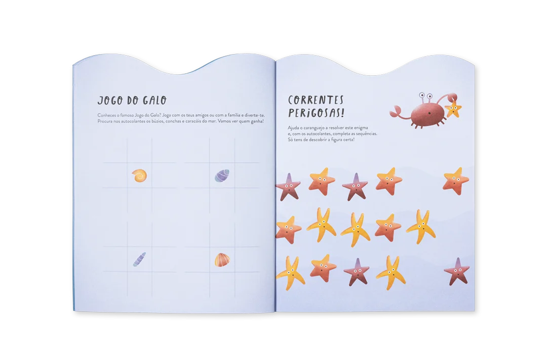 Livro atividades Autocolantes Sereias