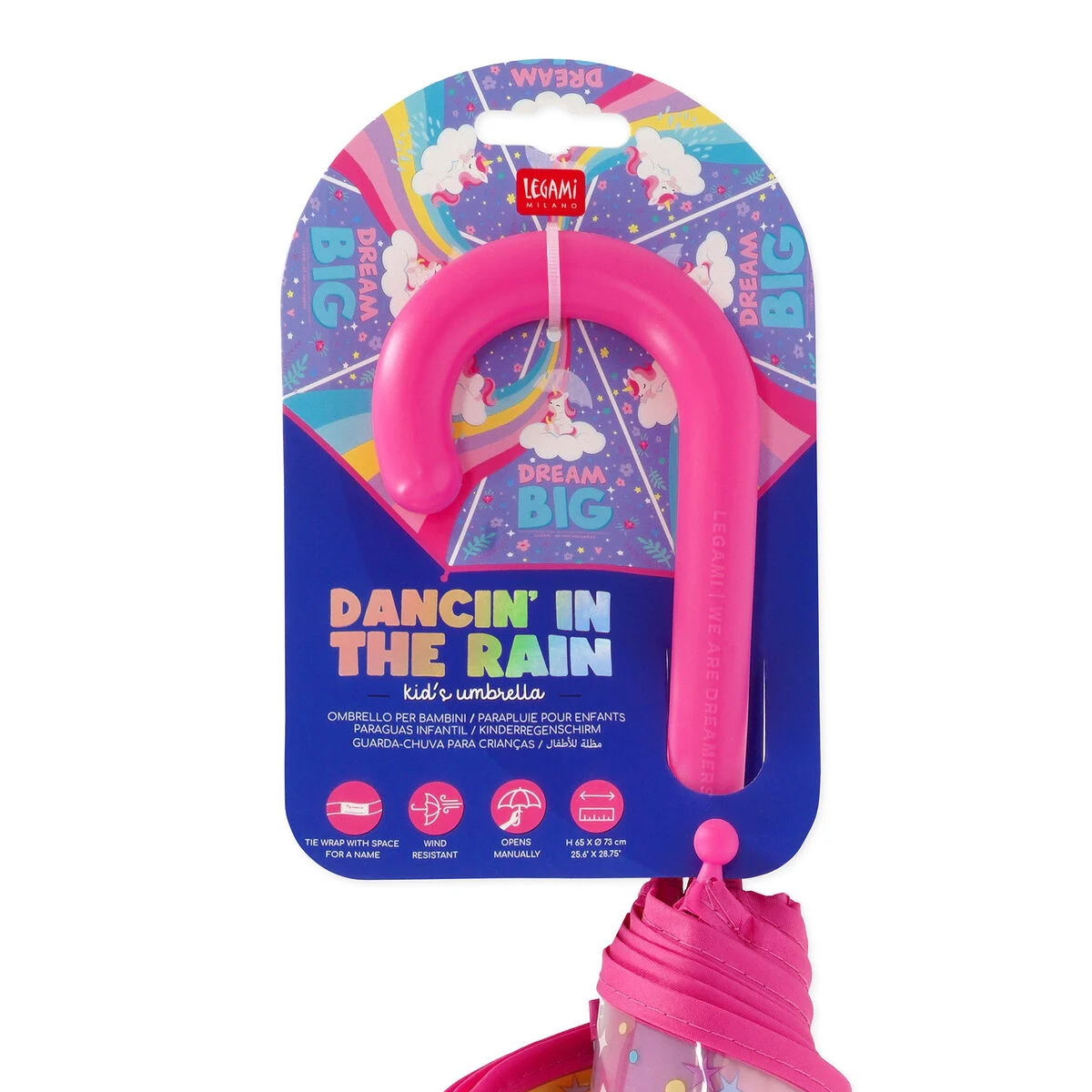 Legami guarda chuva unicórnio