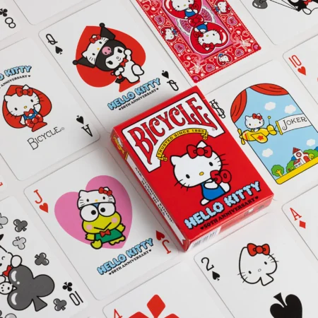 baralho cartas bicycle hello kitty