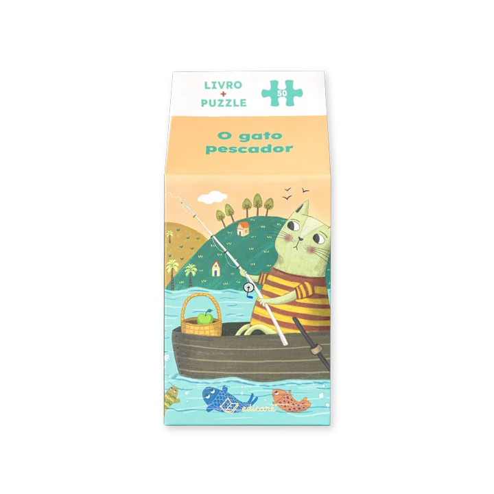 O Gato Pescador Livro + Puzzle Edicare