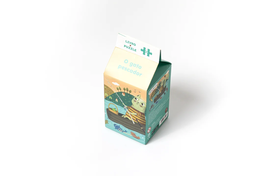 O Gato Pescador Livro + Puzzle Edicare