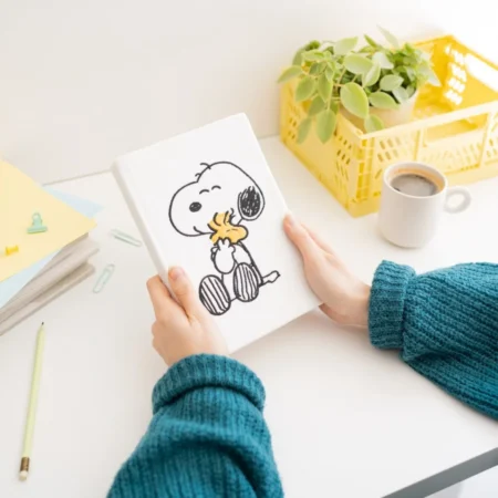 caderno Snoopy