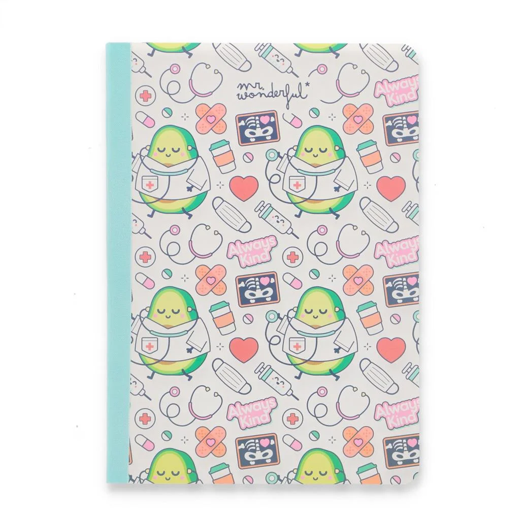 caderno Mr wonderful profissionais saude