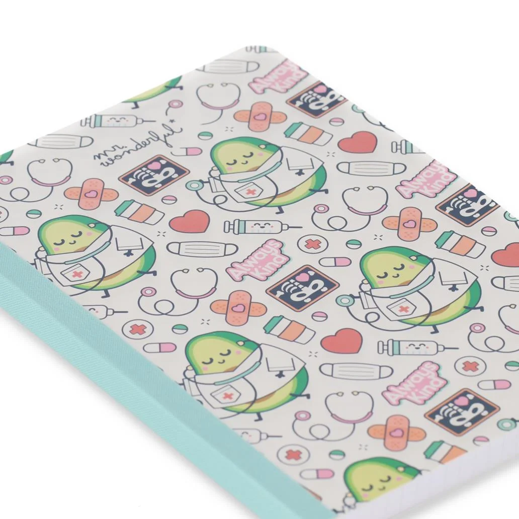 caderno Mr wonderful profissionais saude