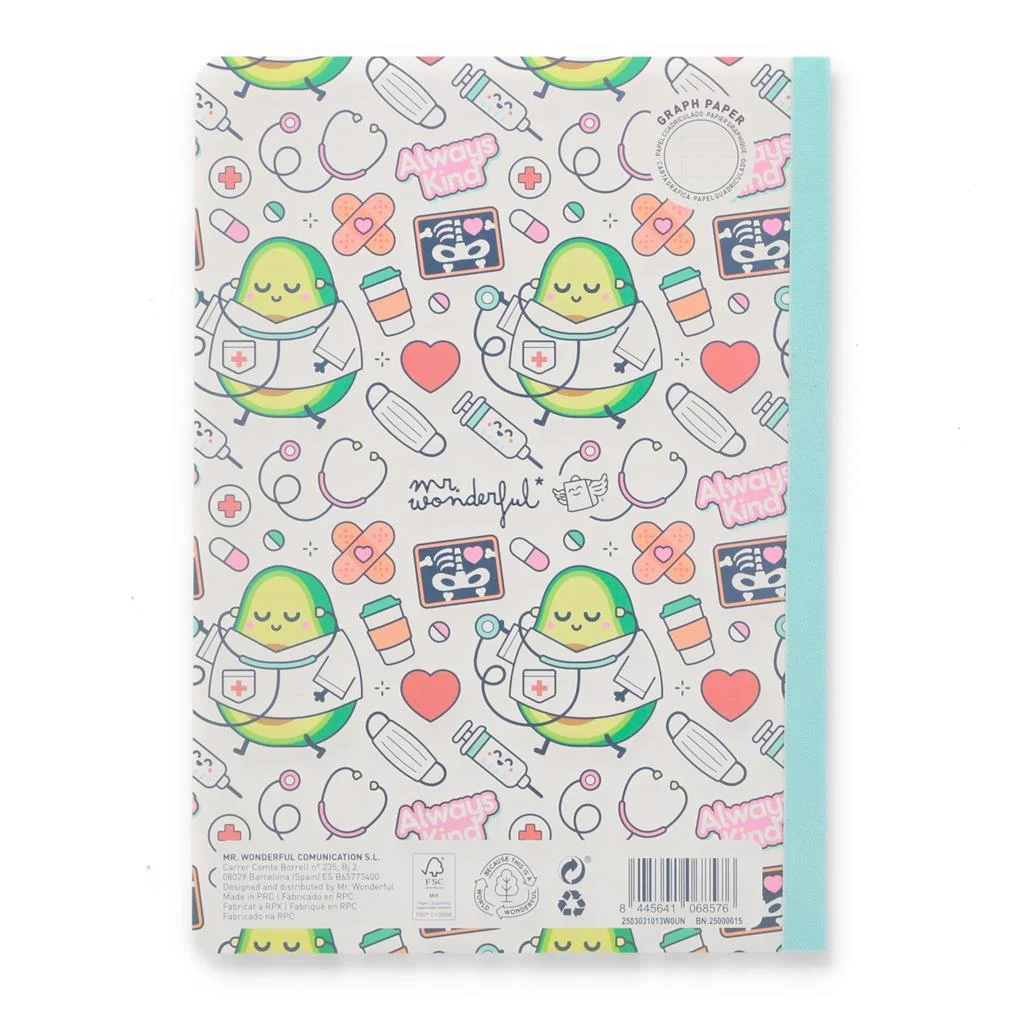 caderno Mr wonderful profissionais saude