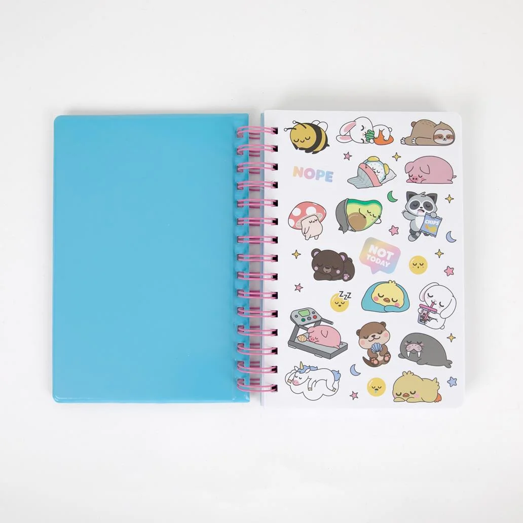 mr wonderful caderno lontra Lazy friends