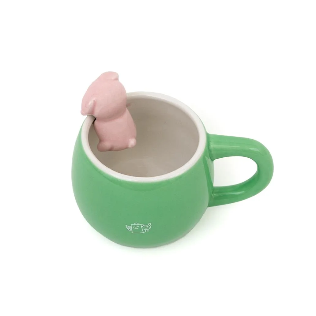 mr wonderful caneca porco Lazy friends