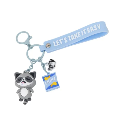 mr wonderful porta-chaves guaxinim Lazy friends