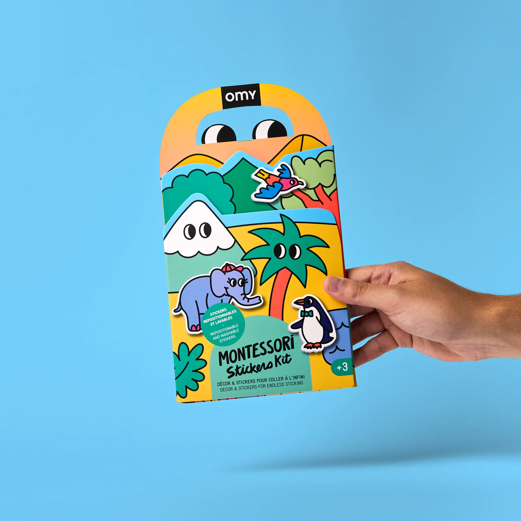 OMY Autocolantes reposicionáveis Montessori