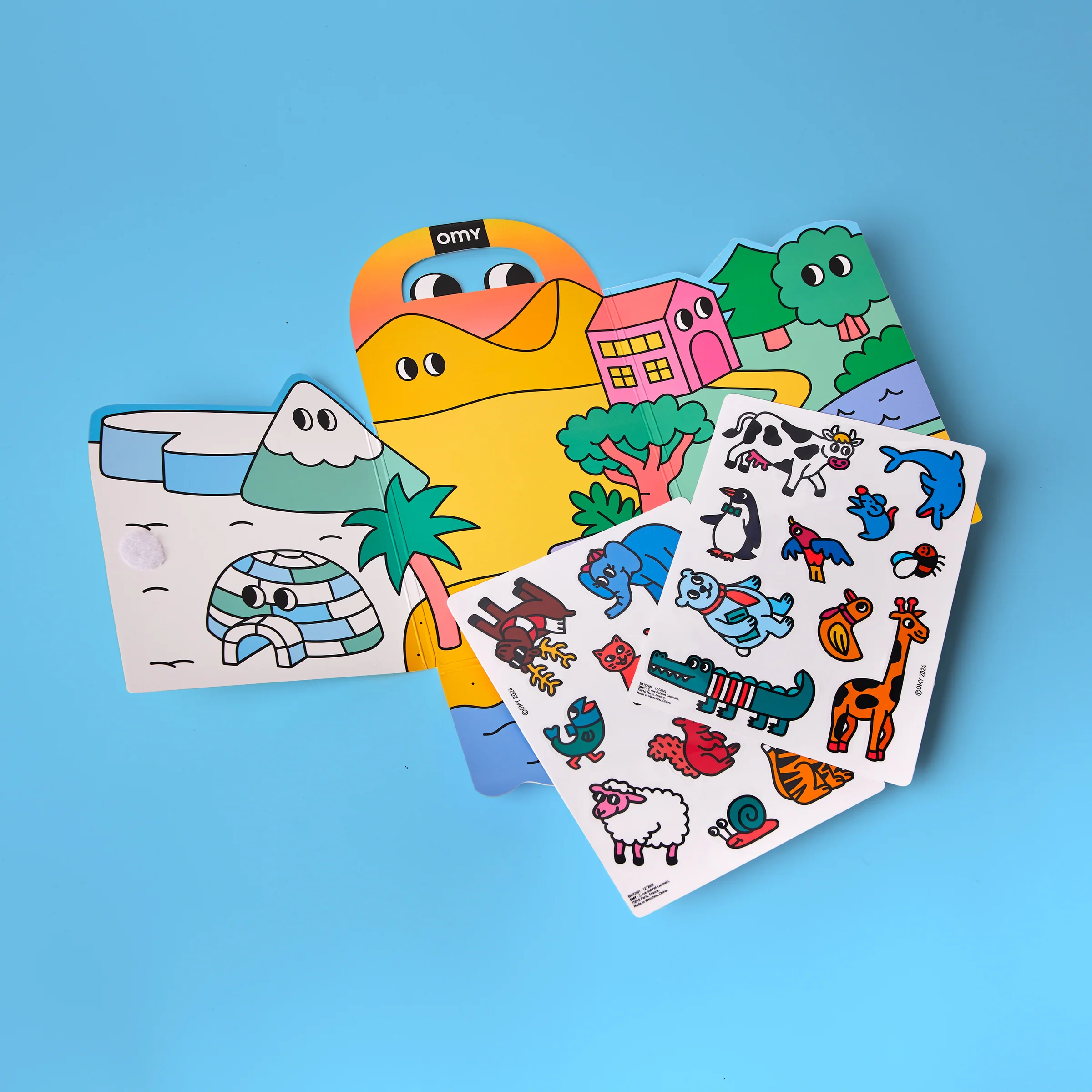 OMY Autocolantes reposicionáveis Montessori