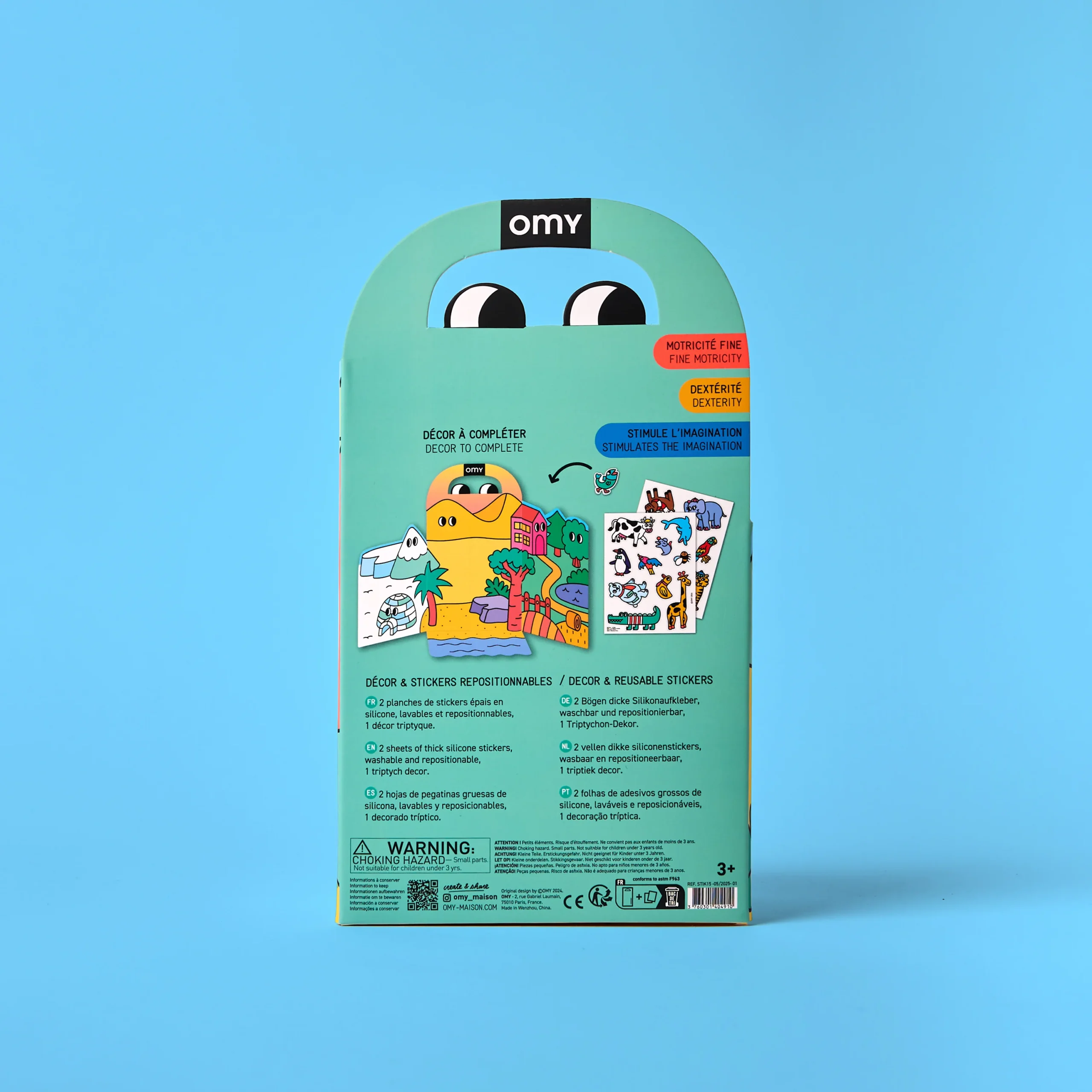 OMY Autocolantes reposicionáveis Montessori