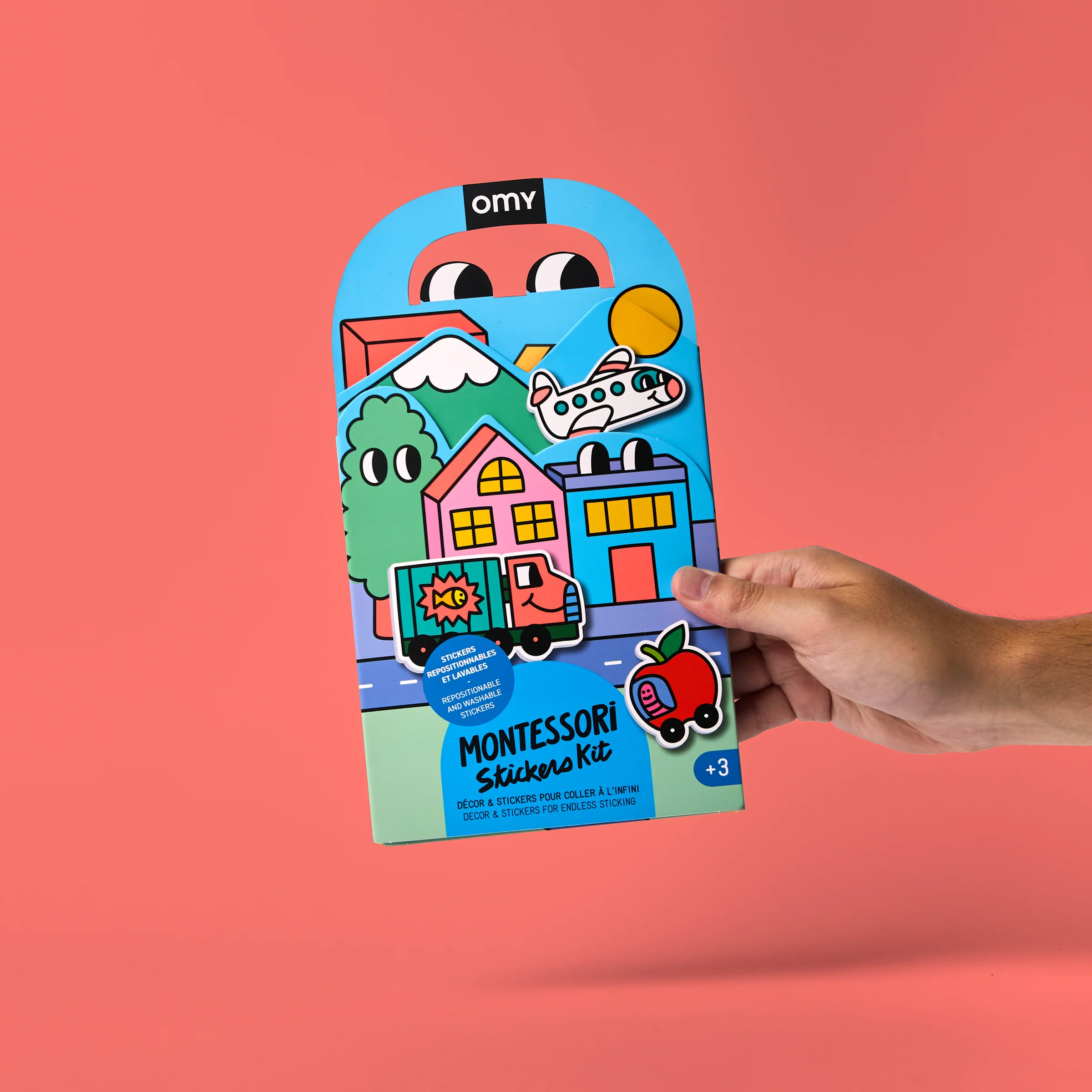 OMY Autocolantes reposicionáveis Montessori