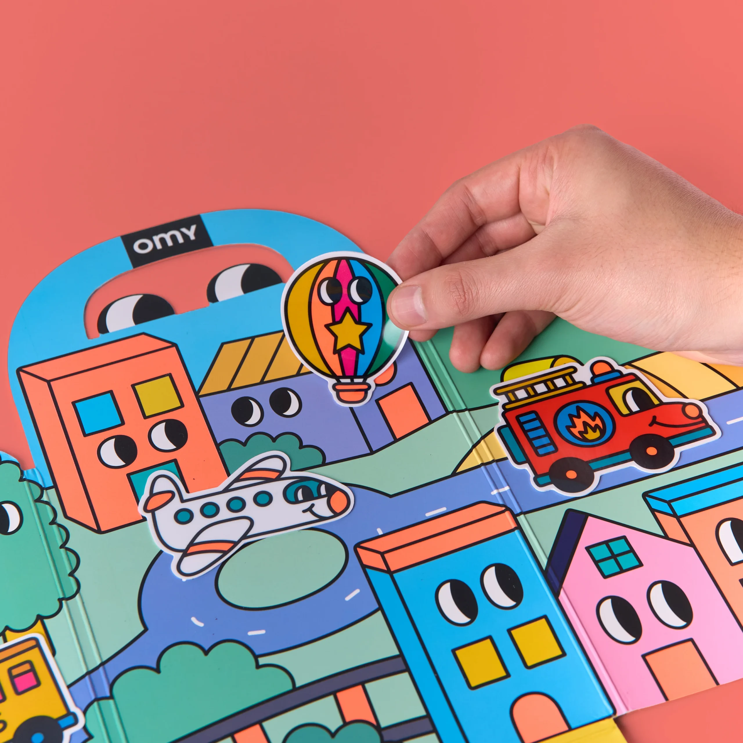 OMY Autocolantes reposicionáveis Montessori