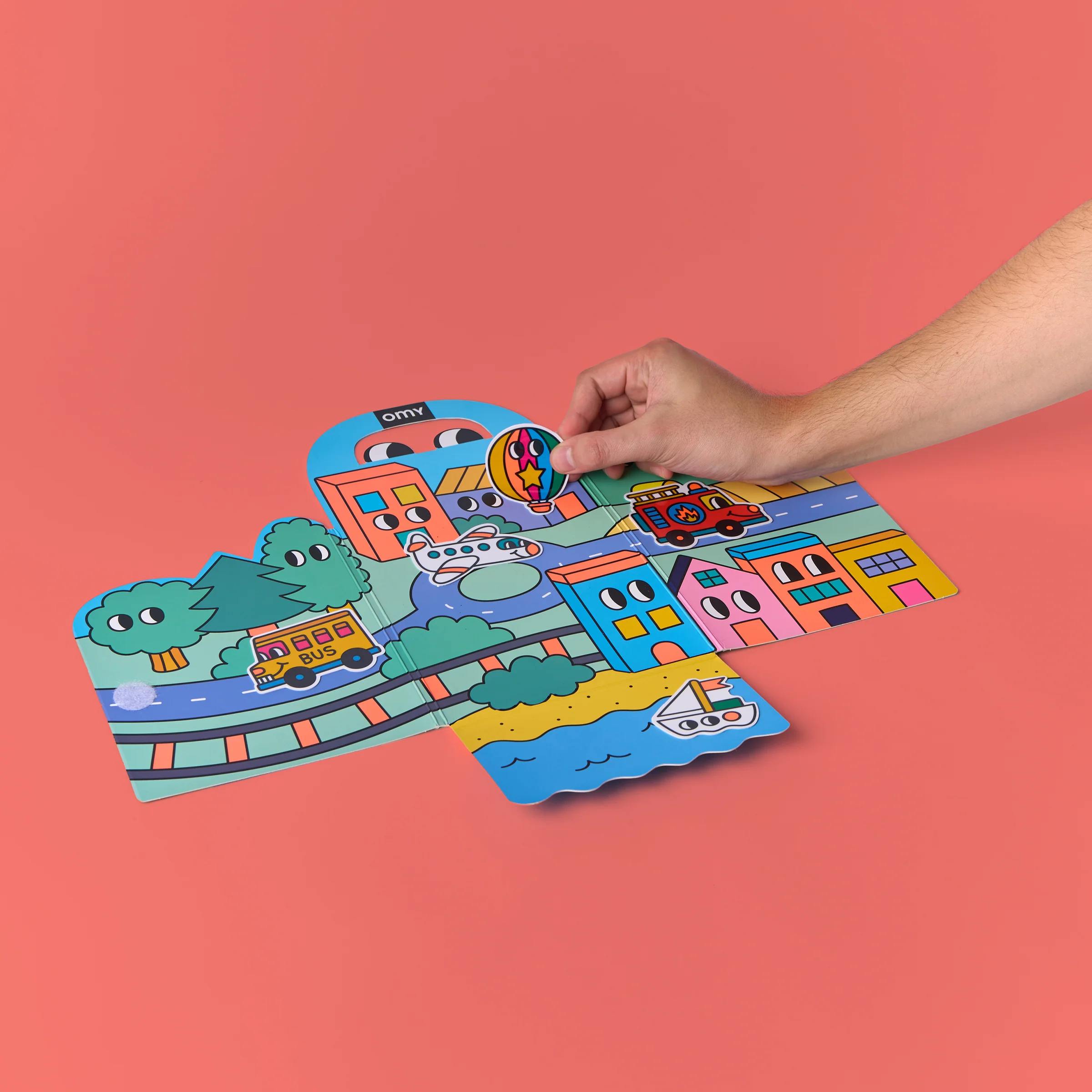 OMY Autocolantes reposicionáveis Montessori