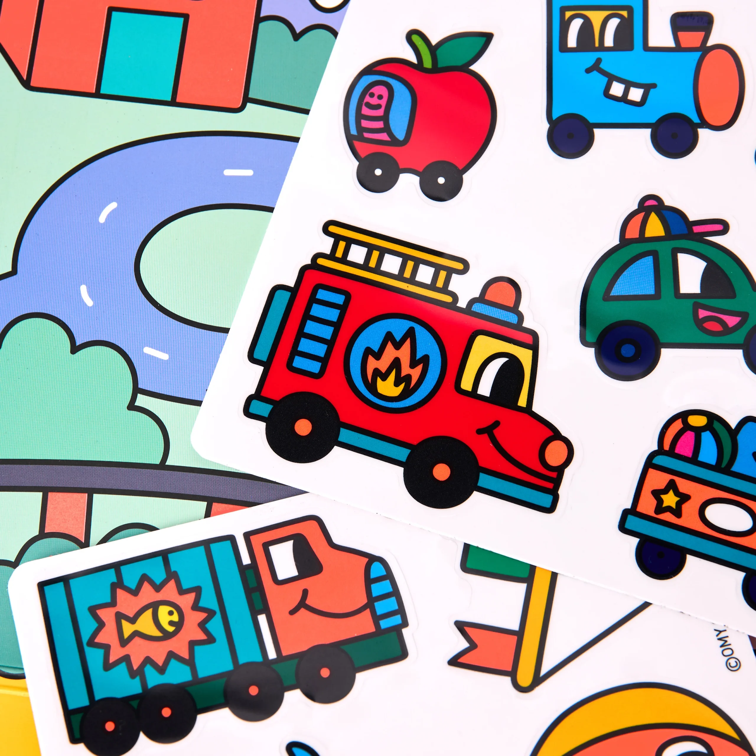 OMY Autocolantes reposicionáveis Montessori