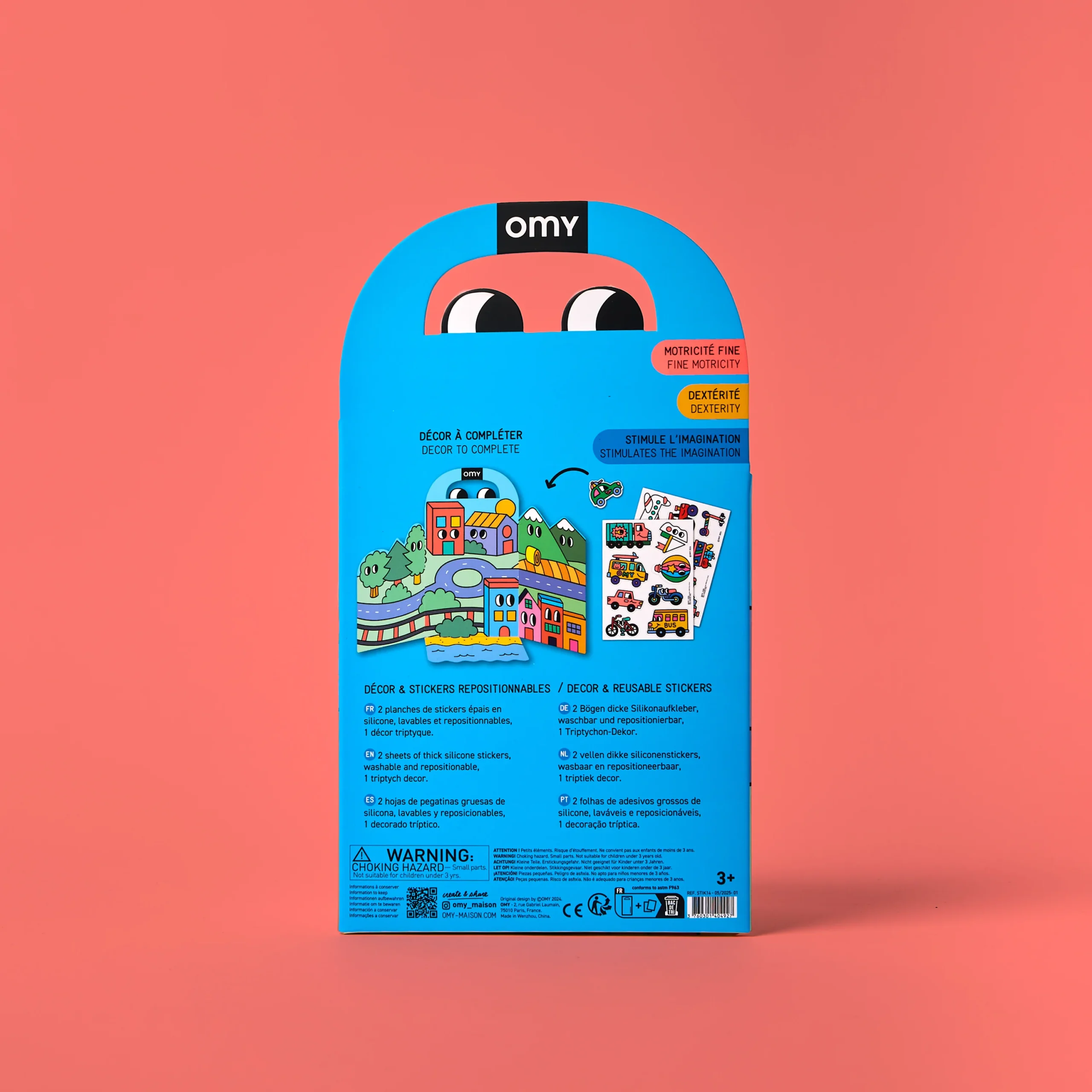 OMY Autocolantes reposicionáveis Montessori