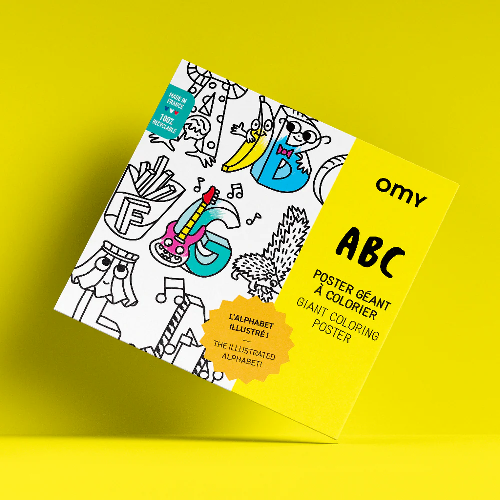 OMY Poster Gigante Colorir – Alfabeto