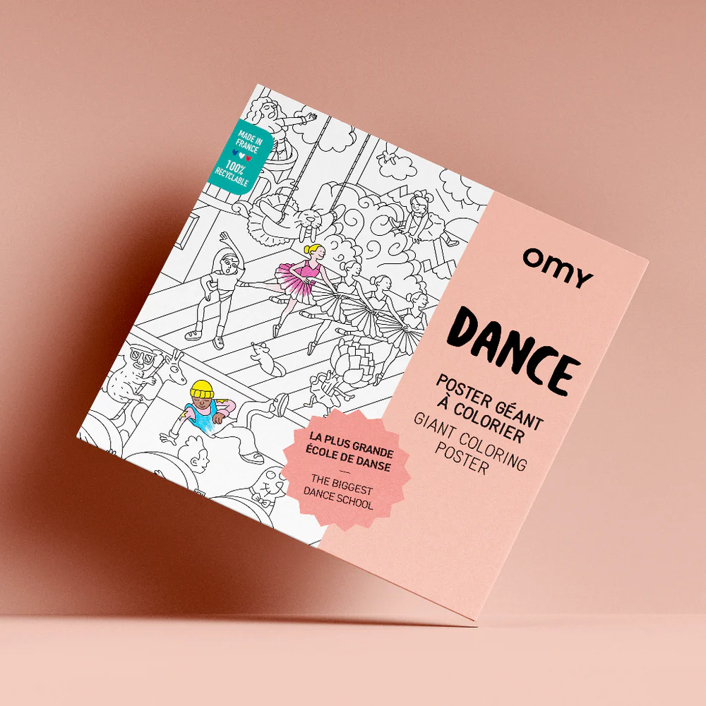 OMY Poster Gigante Colorir – Dança