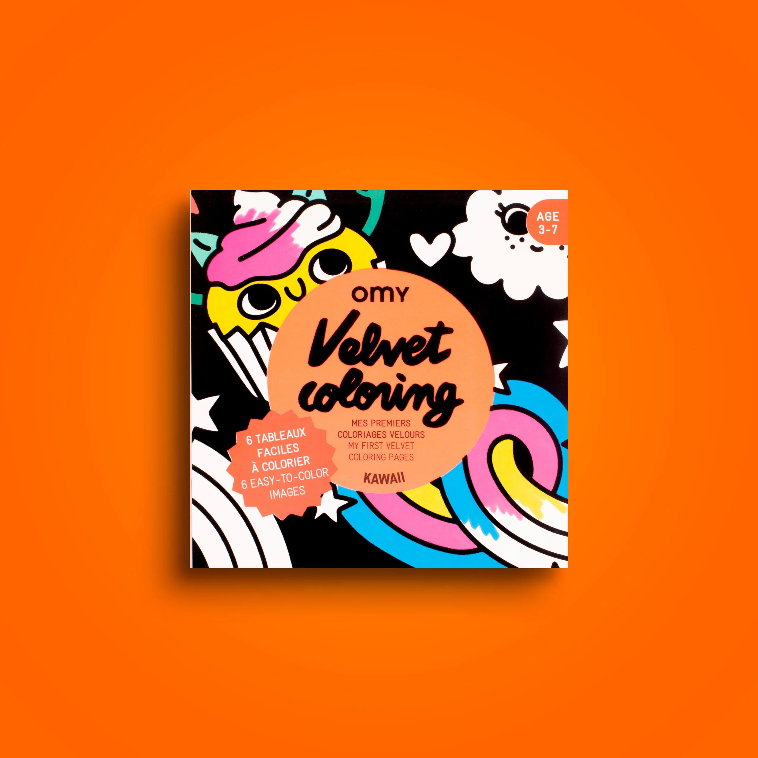 OMY Colorir em Veludo – Kawai