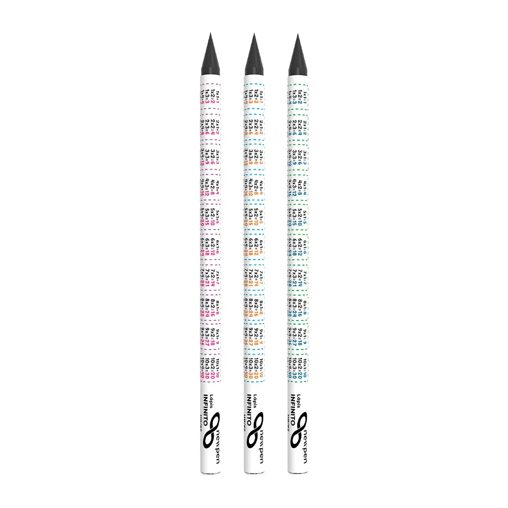 lapis infinito newpen tabuada