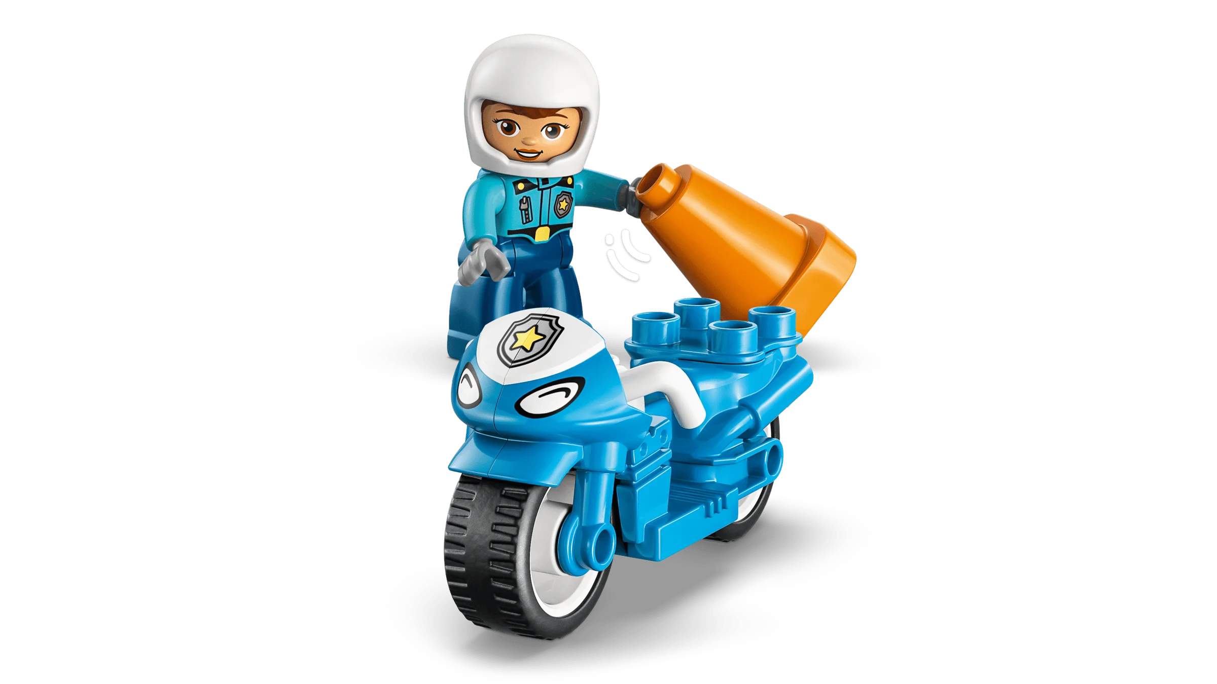 Lego 10471 Duplo Mota da Polícia Azul