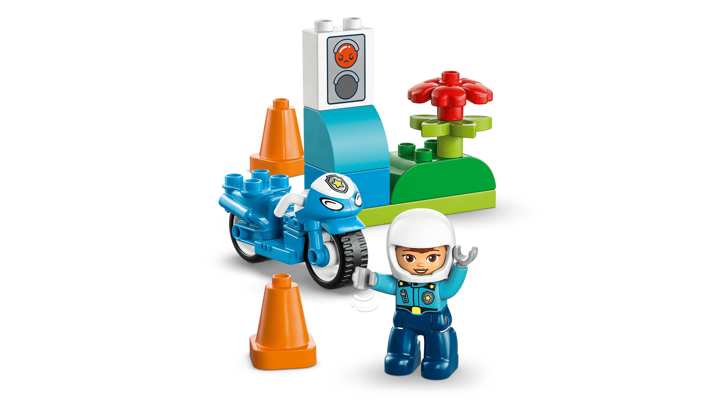 Lego 10471 Duplo Mota da Polícia Azul