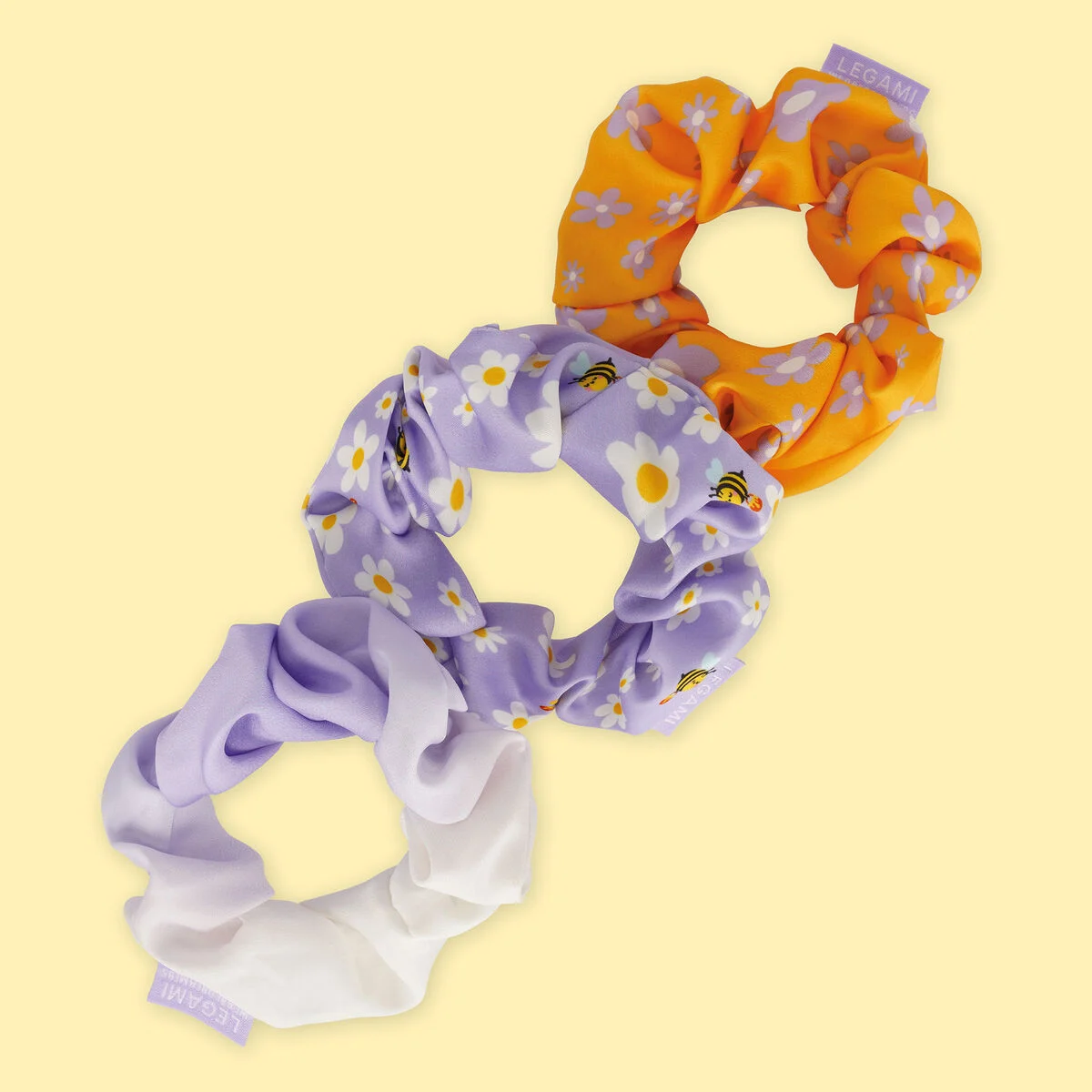 Conjunto 3 elásticos cabelo - Abelha - Image 3